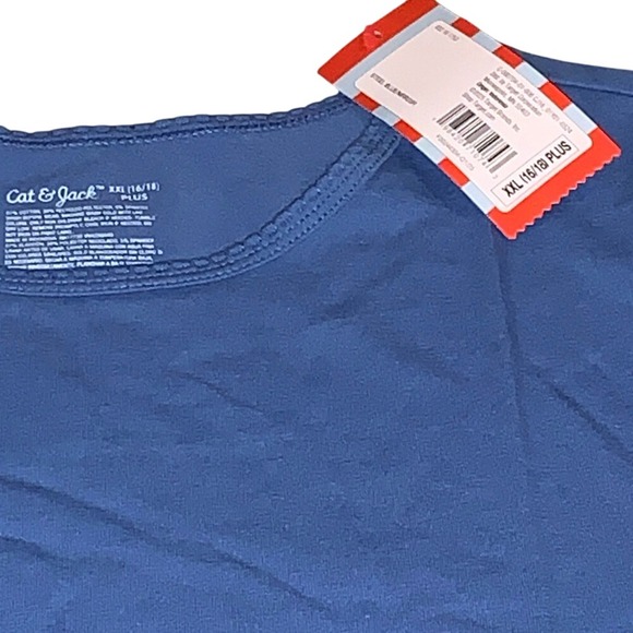 Cat & Jack Blue Short Sleeve Tee - Picture 2 of 2